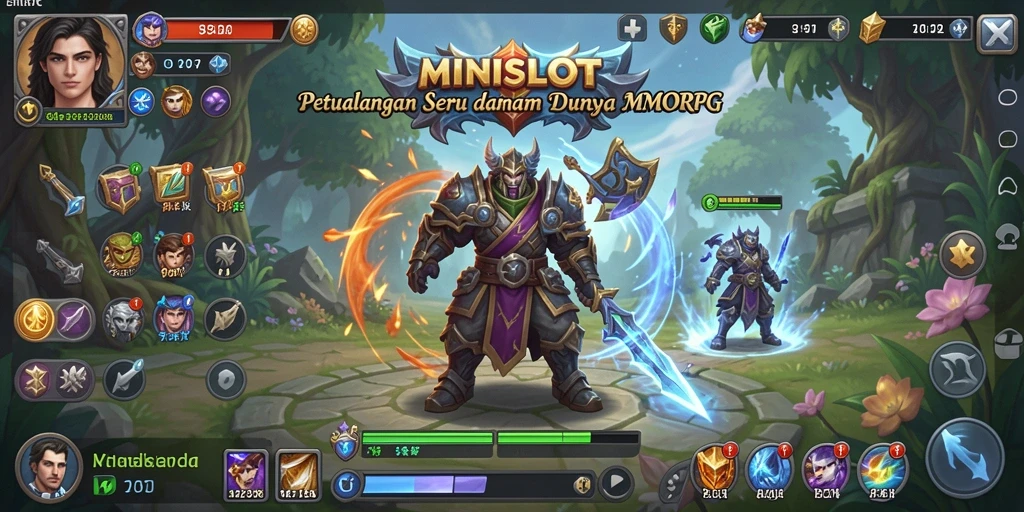 Gameplay seru di MINISLOT dengan aksi pertarungan yang mendebarkan.