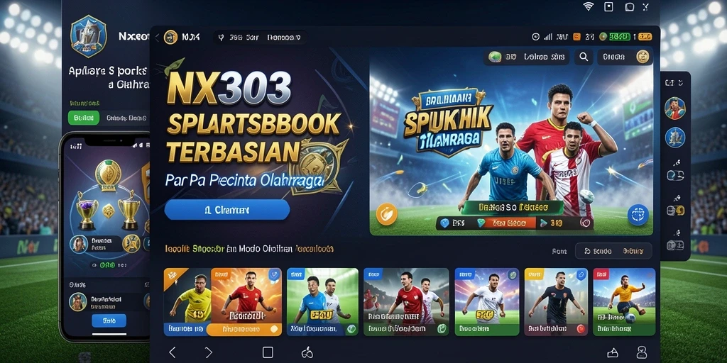 Screenshot utama NX303 menampilkan fitur taruhan langsung yang menarik.