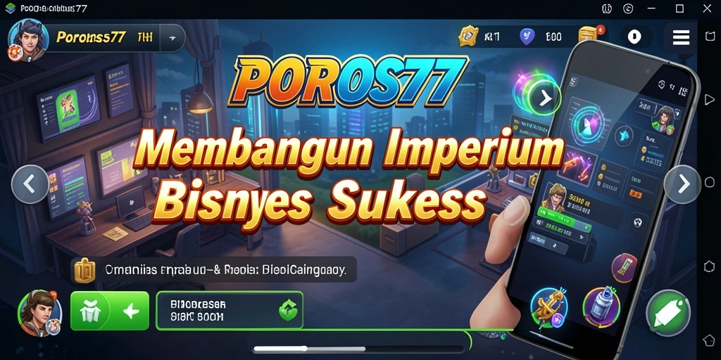 Tampilan gameplay POROS77 yang seru dan menantang.