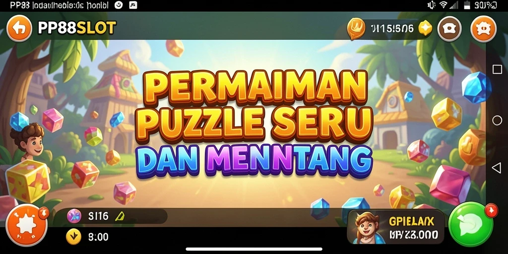 Screenshot gameplay PP88SLOT menampilkan tantangan Puzzle yang menarik.