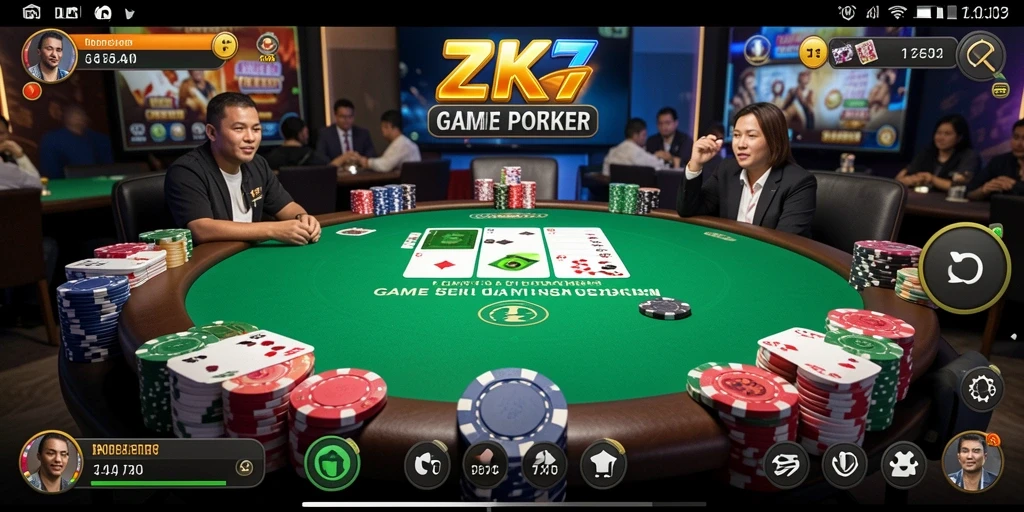 Tampilan gameplay seru dan mengasyikkan dari ZK7